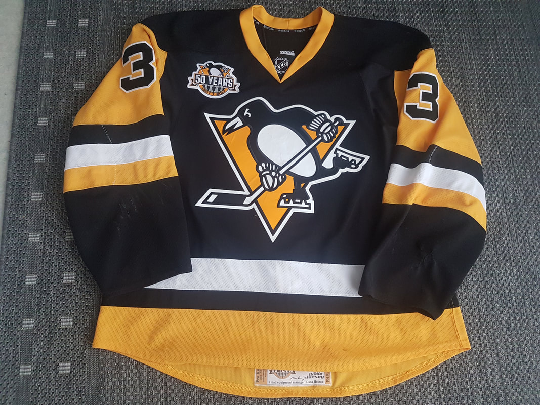 penguins game worn jerseys
